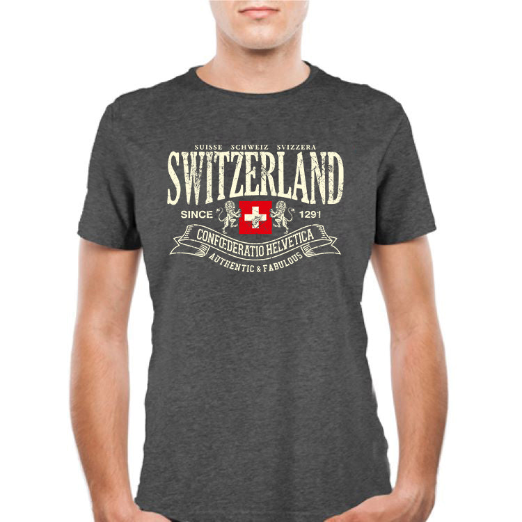 T-Shirt Switzerland Retro Unisex