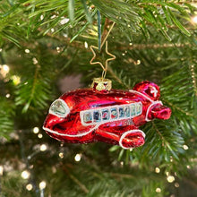 Lade das Bild in den Galerie-Viewer, Weihnachts &quot;Kugel&quot;  Flugzeug mit Schweizerkreuz
