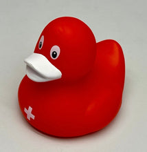 Charger l&#39;image dans la galerie, Canard de bain avec croix suisse
