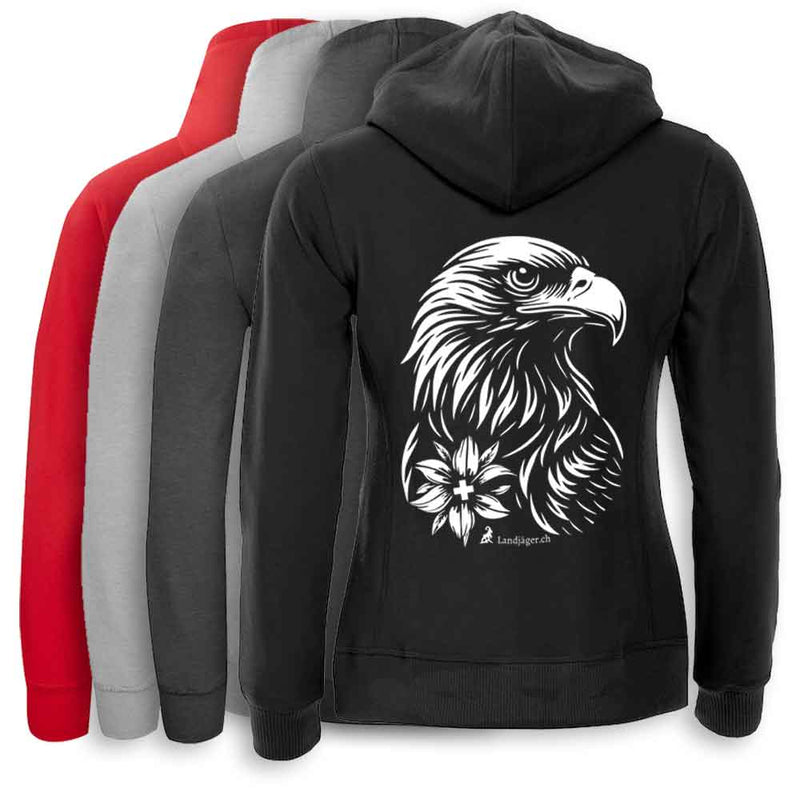 Kapuzenjacke Damen mit Steinadler