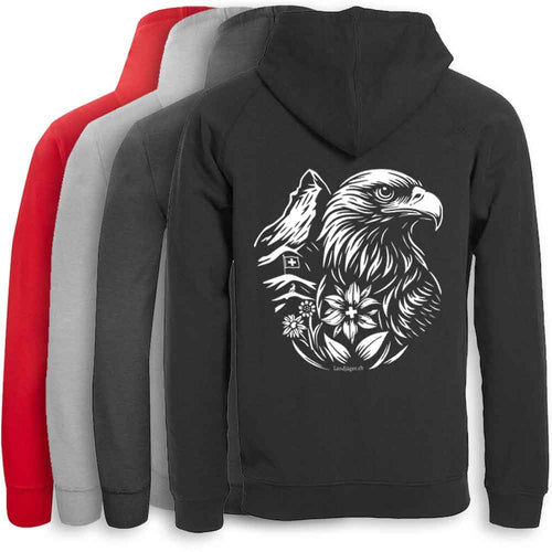 Kapuzenjacke Steinadler mit Matterhorn Unisex
