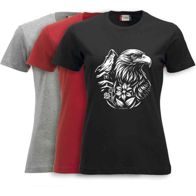 T-Shirt Steinadler mit Matterhorn Damen