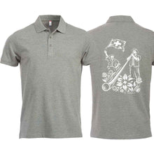 Lade das Bild in den Galerie-Viewer, Polo Alphorn &amp; Fahnenschwinger, Grau, Rücken
