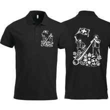 Lade das Bild in den Galerie-Viewer, Polo Alphorn &amp; Fahnenschwinger, Schwarz, Rücken &amp; Brust
