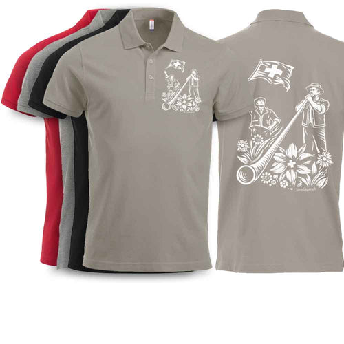 Polo Alphorn & Flag Swinger Unisex