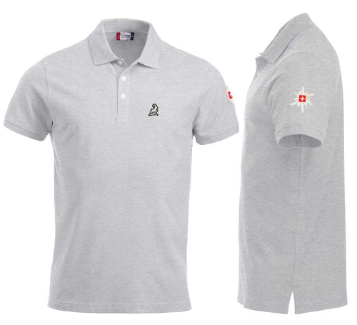 Premium Polo Unisex Asche