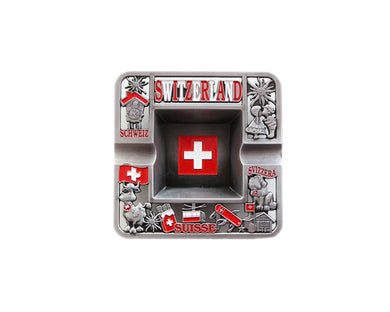 Posacenere Swissness quadrato