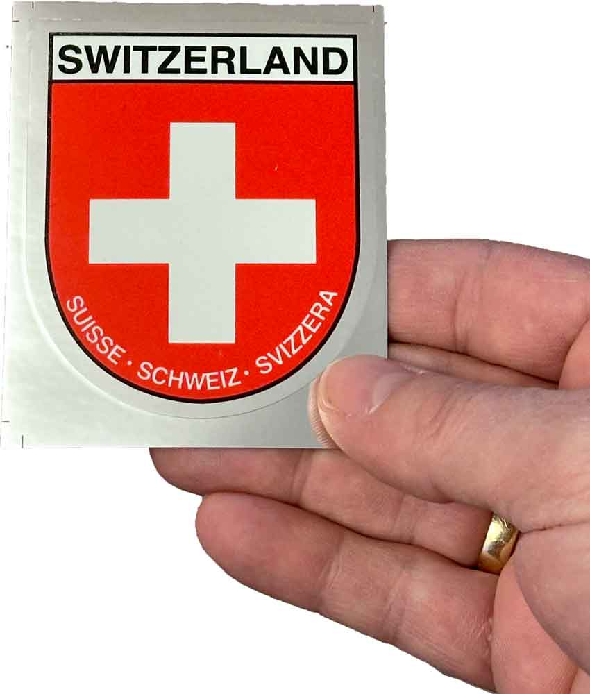 Aufkleber Schweizerkreuz