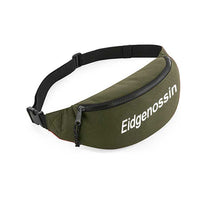 Carica l&#39;immagine nel visualizzatore di Gallery, Bauchtasche Militärgrün mit Text Eidgenossin
