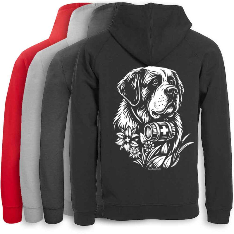 Kapuzenjacke mit Bernhardiner