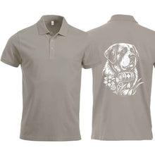 Lade das Bild in den Galerie-Viewer, Polo Bernhardiner, Silber, Rücken gross
