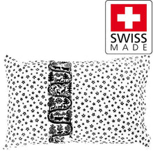Load image into Gallery viewer, Bettwäsche Kissen Scherenschnitt Swiss Made Weiss
