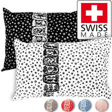 Load image into Gallery viewer, Bettwäsche Kissen Scherenschnitt Swiss Made Weiss
