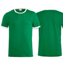 Load image into Gallery viewer, Edelweiss bicolor T-shirt, green
