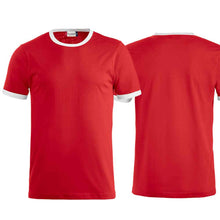 Load image into Gallery viewer, Edelweiss bicolor T-shirt, red
