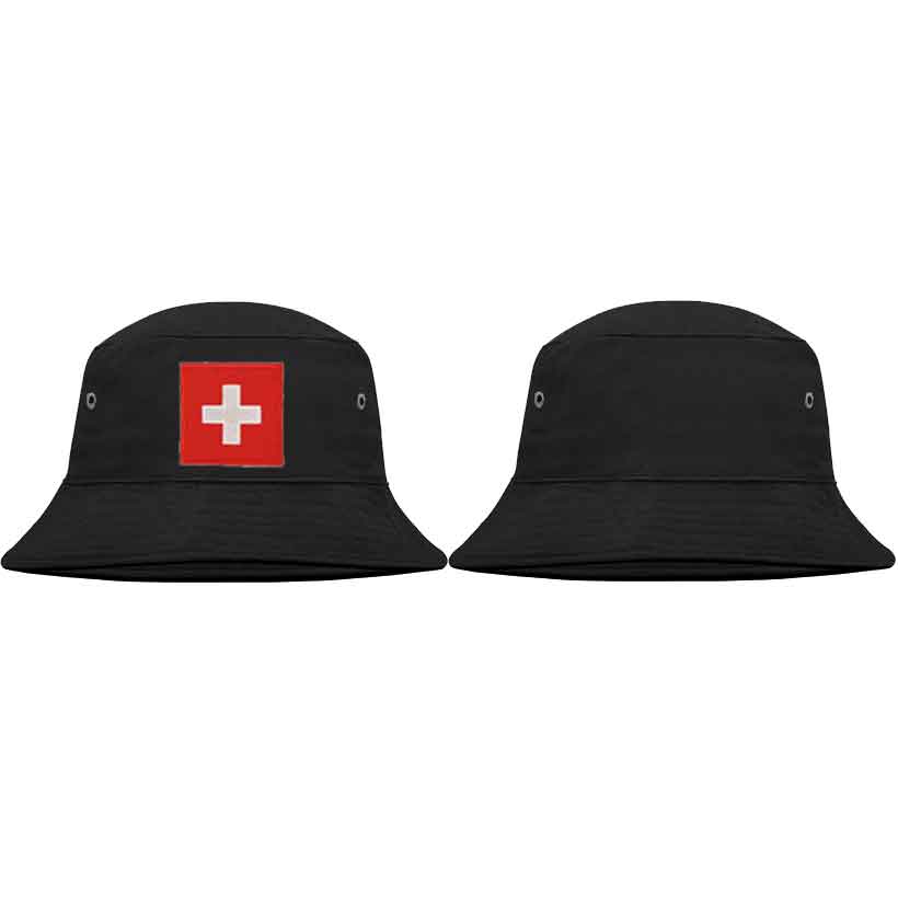 Cappello a secchiello Croce svizzera