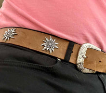 Charger l&#39;image dans la galerie, Ceinture en cuir Edelweiss Swiss Made
