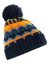 Lade das Bild in den Galerie-Viewer, Retro Ski Beanie Blueball

