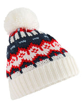Lade das Bild in den Galerie-Viewer, Retro Ski Beanie White Out
