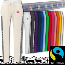 Charger l&#39;image dans la galerie, Trainerhose Damen, Öko-Tex, ökologische Baumwolle &amp; Fairtrade Zertifiziert.
