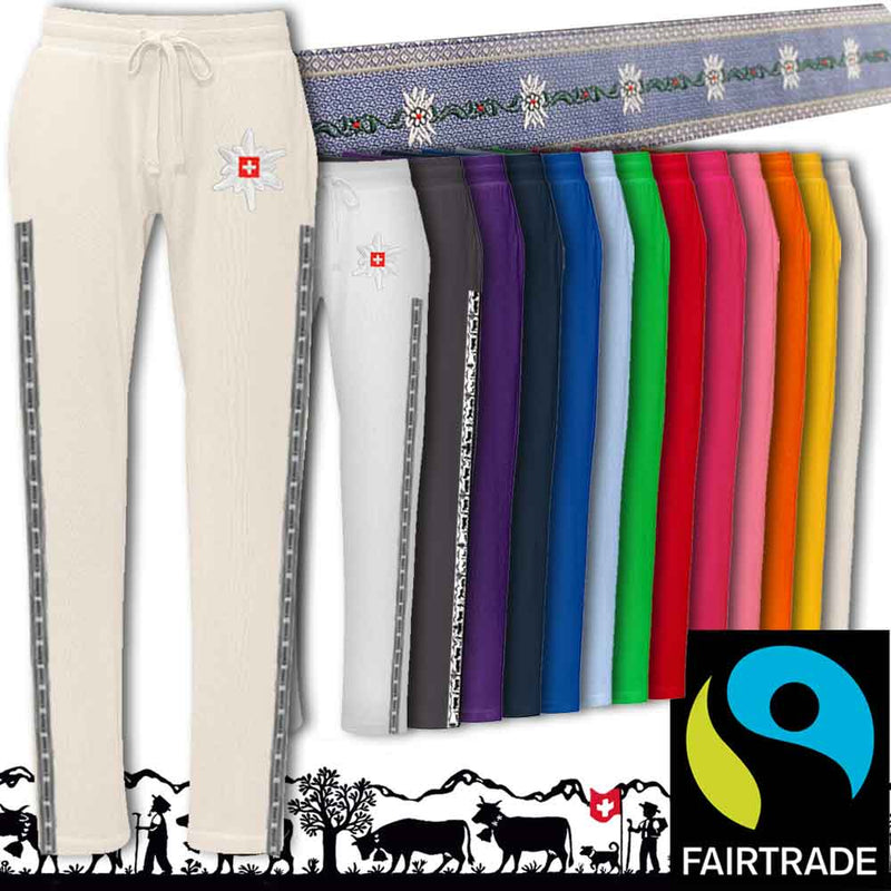 Trainerhose Damen, Öko-Tex, ökologische Baumwolle & Fairtrade Zertifiziert.