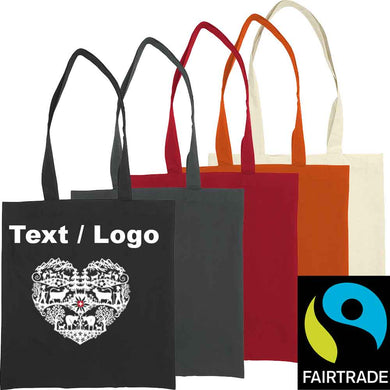 Bag long handle cotton organic fair trade