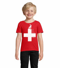 Lade das Bild in den Galerie-Viewer, T-Shirt Kids Schweizerkreuz Landjäger

