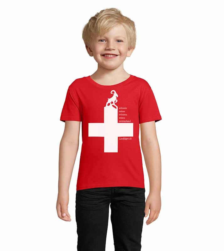 T-Shirt Kids Schweizerkreuz Landjäger