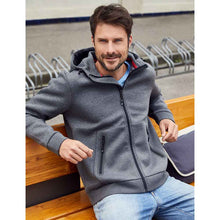 Load image into Gallery viewer, Men's Hooded Jacket, Marled Interlock
