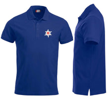 Charger l&#39;image dans la galerie, Polo Dunkel Blau mit Edelweiss Brust

