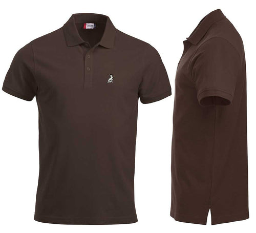 Premium Polo Unisex Dunkelmocca