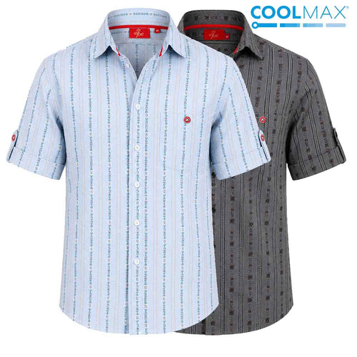 Camicia Edelweiss collo manica corta Coolmax