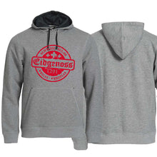 Carica l&#39;immagine nel visualizzatore di Gallery, Hoodie Grau, Eidgenoss Stempel
