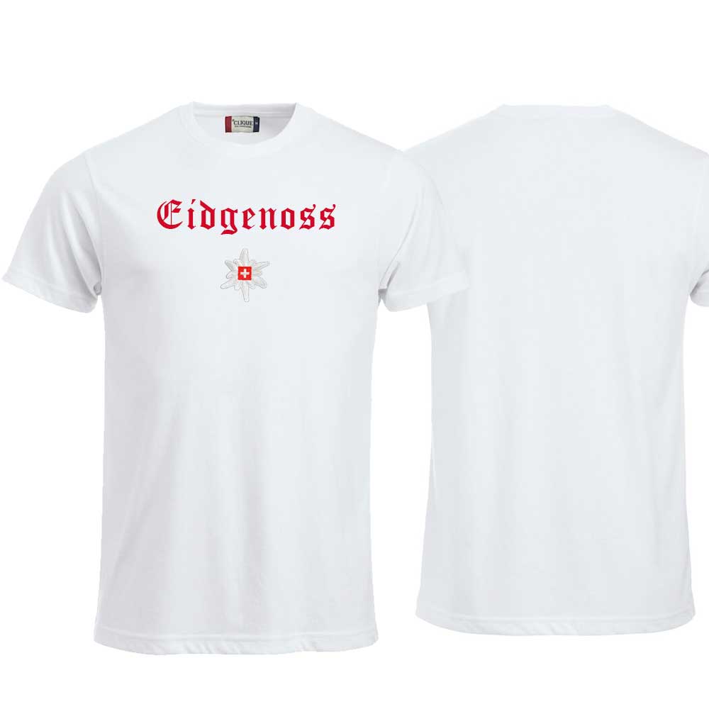 T-Shirt Weiss, Eidgenoss