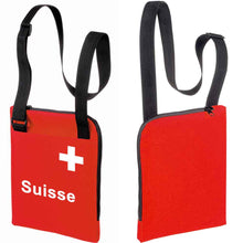 Load image into Gallery viewer, Eventtasche mit Schweizerkreuz Text Suisse
