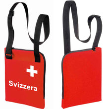 Load image into Gallery viewer, Eventtasche mit Schweizerkreuz Text Svizzera
