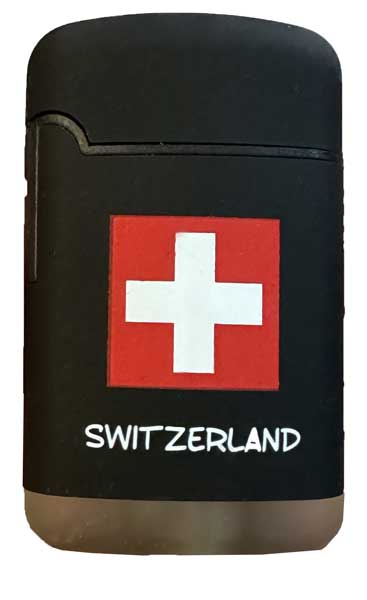 Feuerzeig Switzerland schwarz