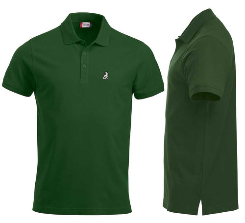 Premium Polo Unisex Flaschengrün