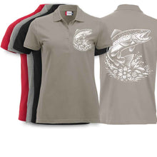 Charger l'image dans la galerie, Polo Damen mit Fisch (Forelle)
