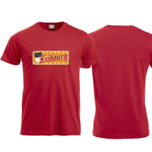 Load image into Gallery viewer, T-Shirt Rot, Fribourg Wappen / Schild
