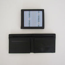Load image into Gallery viewer, Portemonnaie Edelweiss Blau Querformat

