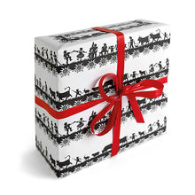 Carica l&#39;immagine nel visualizzatore di Gallery, Set di carta da regalo silhouette da 8 pezzi
