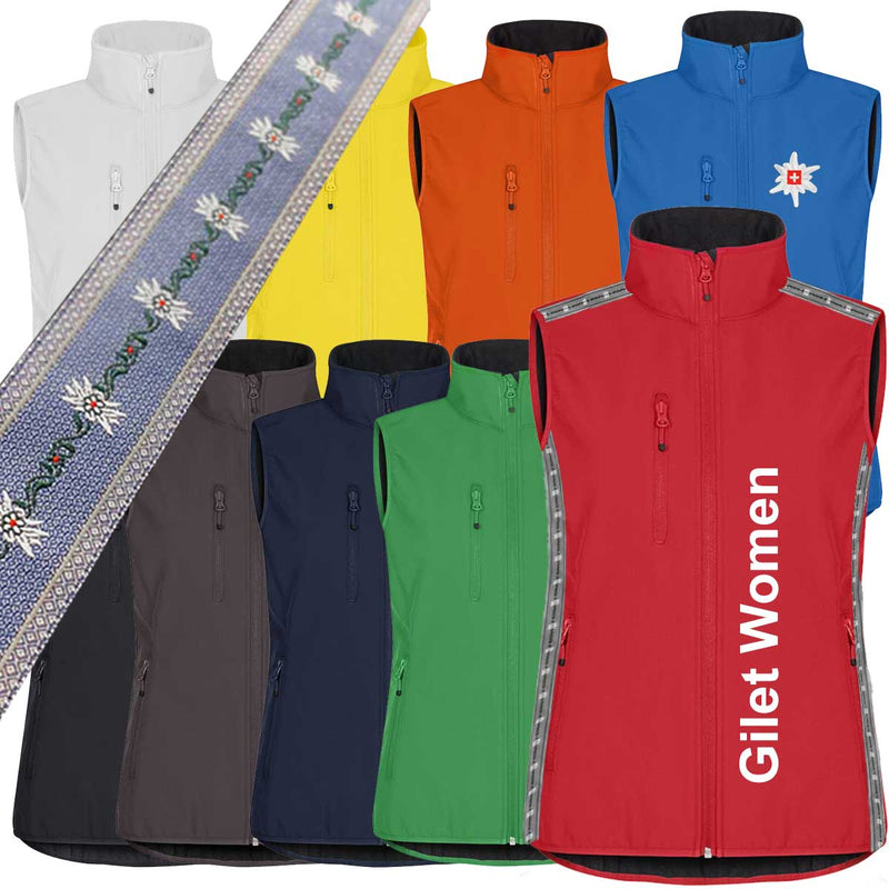 Gilet / Weste Women in 9 Farben