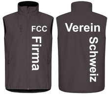 Lade das Bild in den Galerie-Viewer, Premium Softshell Gilet Unisex Dunkelgrau
