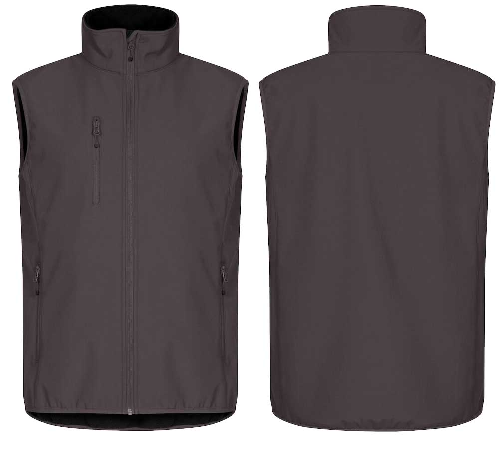 Premium Softshell Gilet Unisex Dunkelgrau