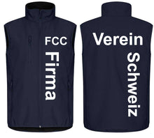 Load image into Gallery viewer, Premium Softshell Gilet Unisex Navy
