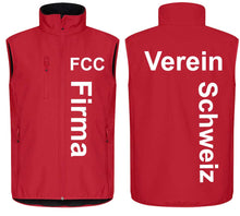 Load image into Gallery viewer, Gilet / Weste Rot Personalisiert
