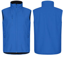 Load image into Gallery viewer, Premium Softshell Gilet Unisex Royal Blue
