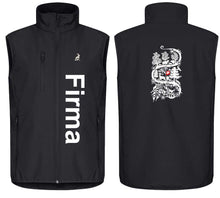 Charger l&#39;image dans la galerie, Gilet Softshell Premium unisexe noir
