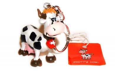 Swiss cow key ring